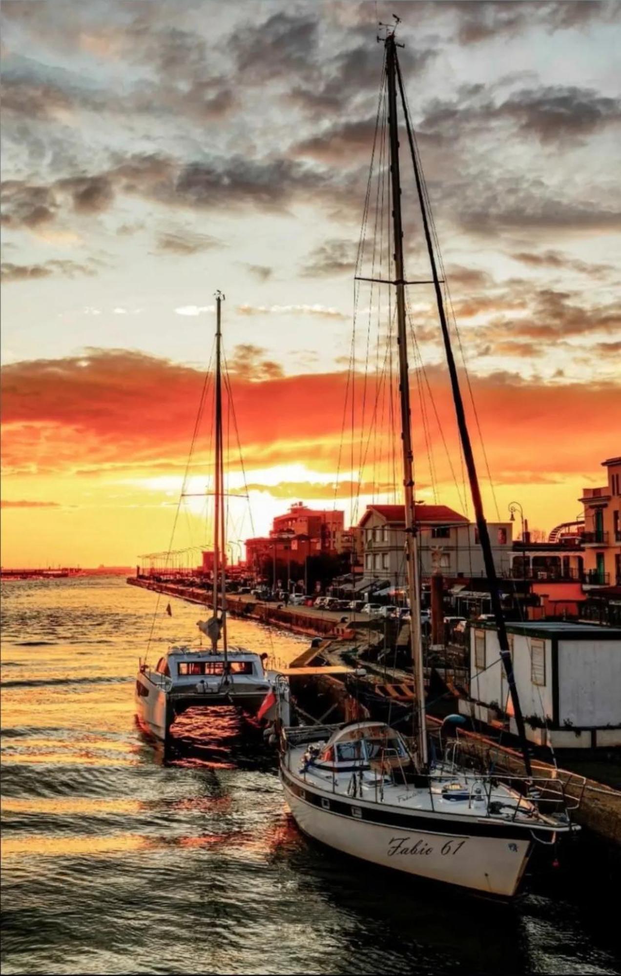 Vista Mare Fiumicino Villa Buitenkant foto